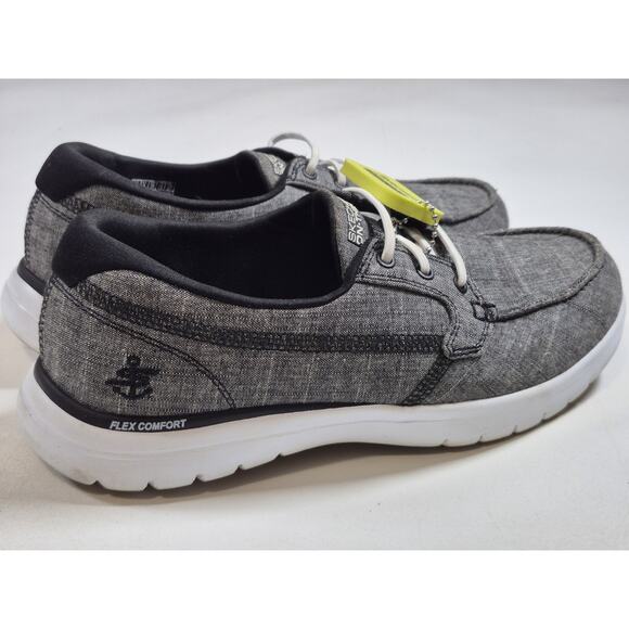 Skechers Women's On The Go Walk Lite Isla Flex Gray Comfort Shoes Size 8 EUC - Picture 4 of 6